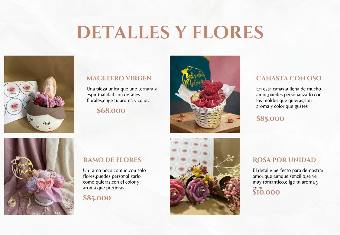 Ramo de flores aromaticas