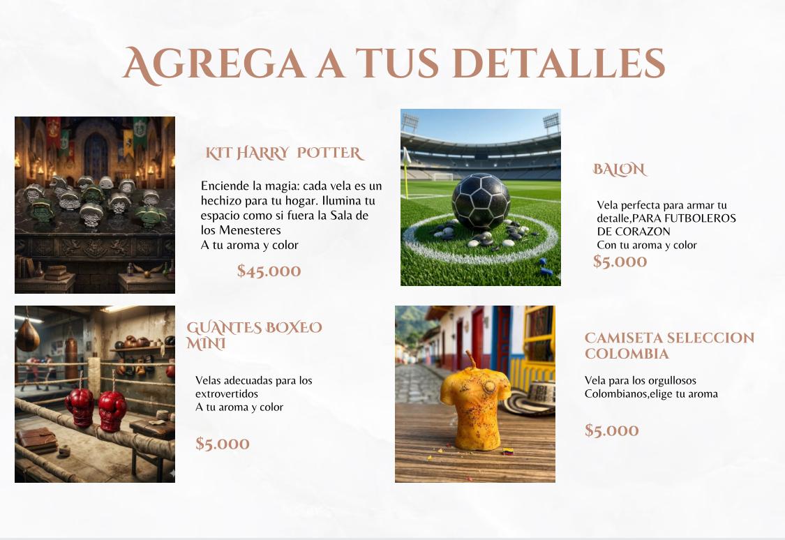 AGREGA A TUS DETALLES